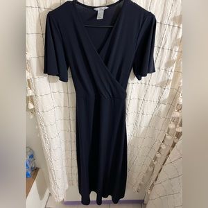 Navy Blue Maxi Dress Size Small from H&M.
